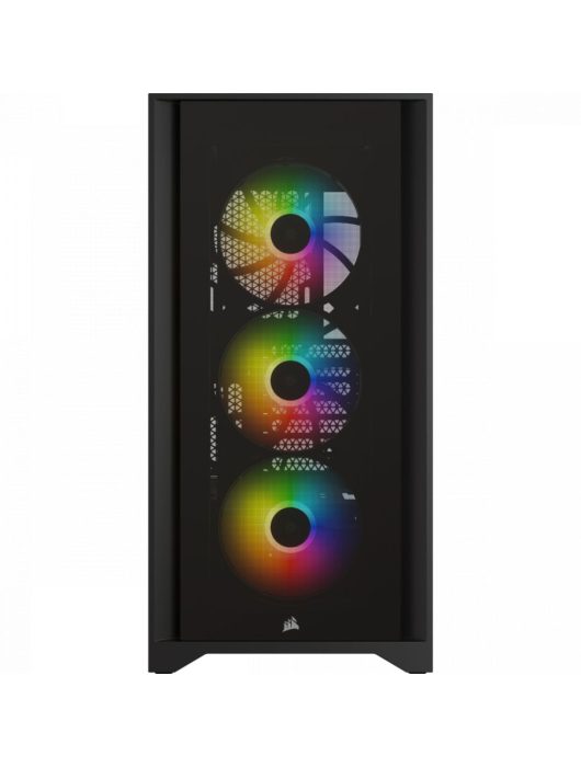 Corsair iCUE 4000X RGB Tempered Glass Black