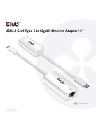 Club3D USB3.2 Gen1 Type-C to Gigabit Ethernet Adapter White