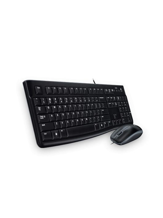 Logitech MK120 USB billentyűzet + egér Black HU