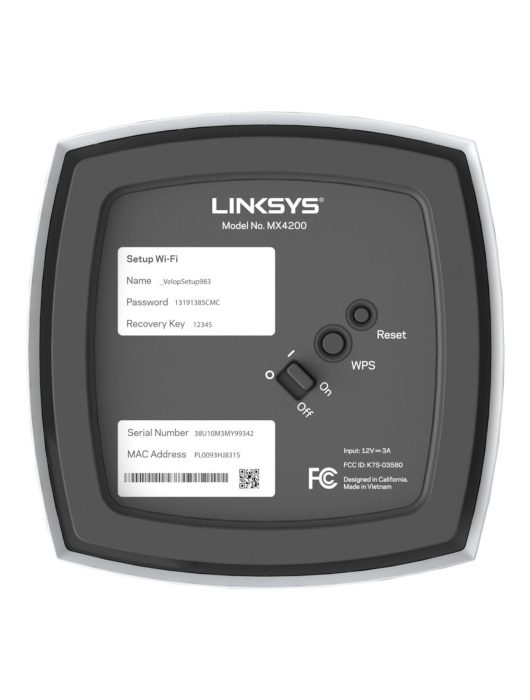 Linksys Velop AX4200 Whole Home Intelligent Mesh WiFi 6 System Tri-Band 2-pack