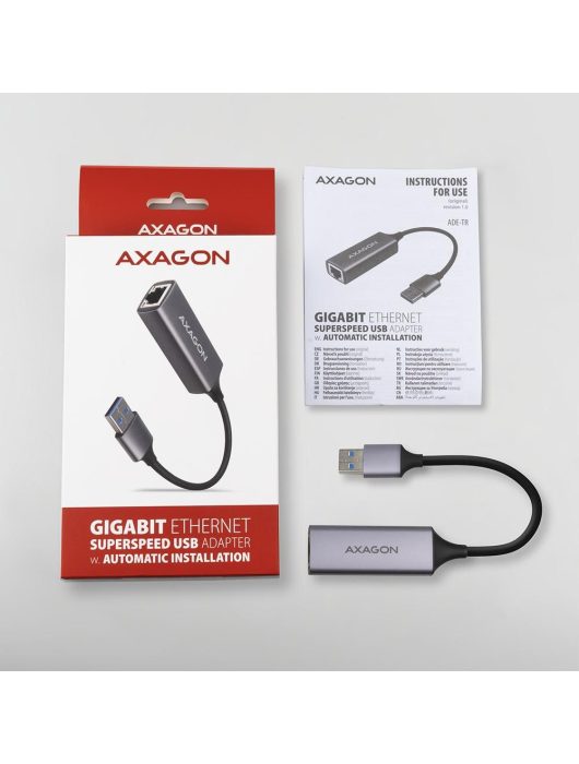 AXAGON ADE-TR USB3.2 SuperSpeed USB Gigabit Ethernet