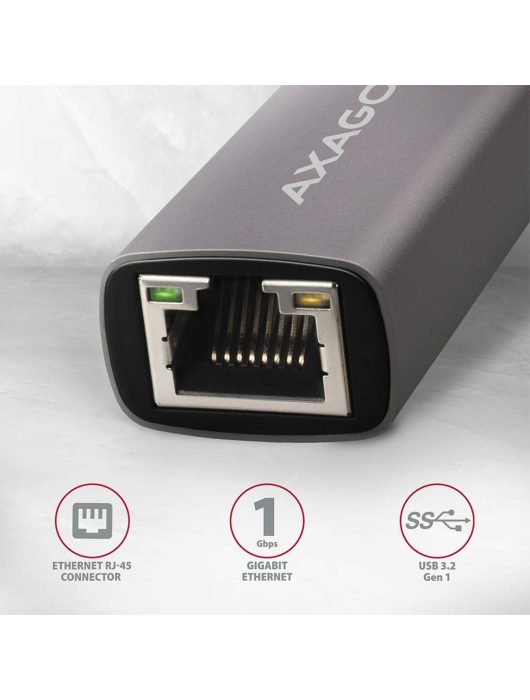 AXAGON ADE-TRC USB3.2 SuperSpeed USB-C Gigabit Ethernet