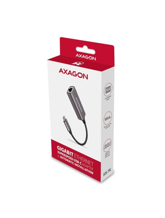 AXAGON ADE-TRC USB3.2 SuperSpeed USB-C Gigabit Ethernet