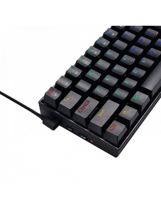 Redragon Draconic Compact RGB Wireless Brown Mechanical Tenkeyless Designed Bluetooth Gaming Keyboard Black HU