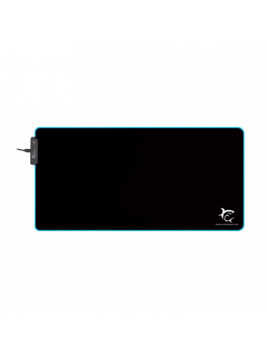 White Shark MP-1861 Luminos RGB Gaming XL Egérpad Black