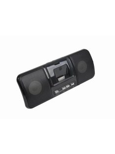   Gembird SPK321i Portable speakers with universal dock for iPhone and iPod Black