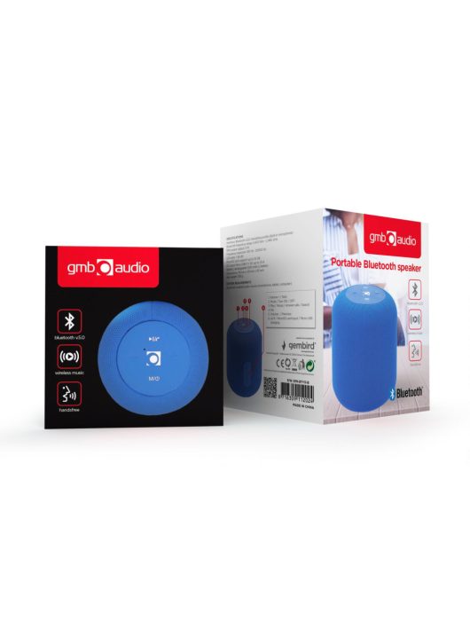 Gembird SPK-BT-15-B Portable Bluetooth Speaker Blue