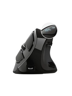 Trust Voxx Rechargeable Ergonomic Wireless Mouse Black