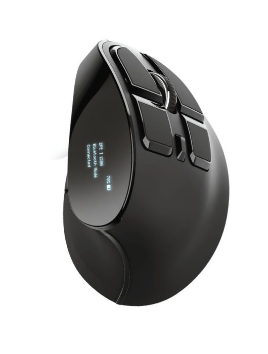 Trust Voxx Rechargeable Ergonomic Wireless Mouse Black