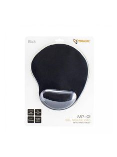 SBOX Ergo Gel Egérpad Black