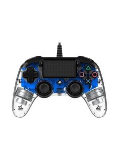 Nacon Wired Illuminated Compact USB Gamepad Transparent/Blue