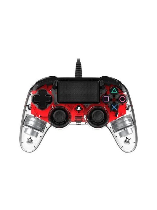 Nacon Illuminated Compact USB Gamepad Transparent/Red
