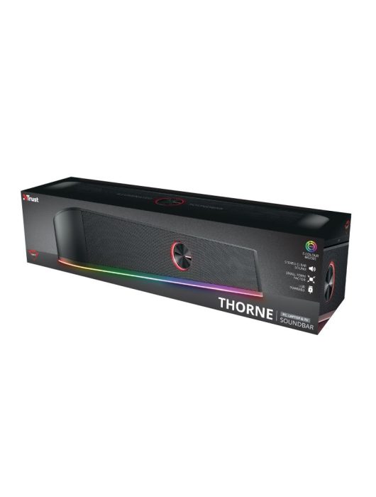 Trust GXT 619 Thorne RGB Illuminated Soundbar Black