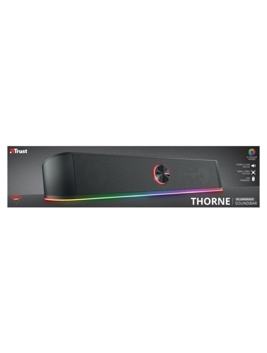 Trust GXT 619 Thorne RGB Illuminated Soundbar Black