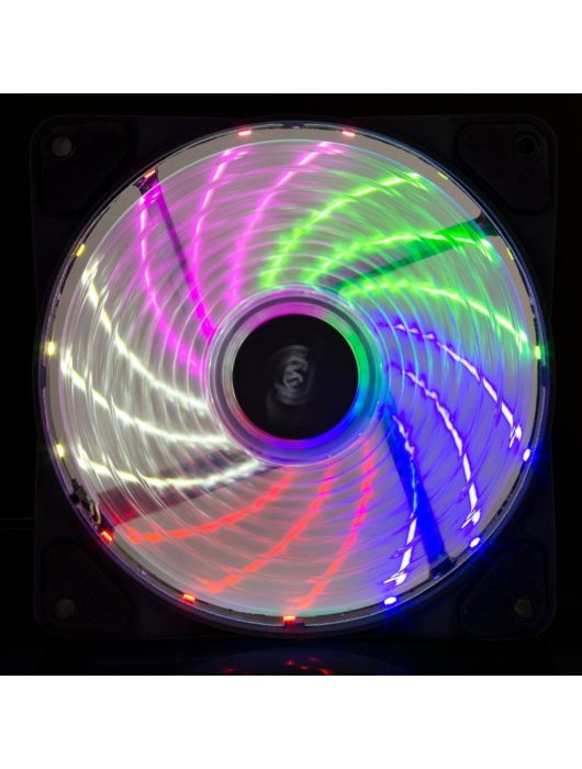 Akyga AW-12D-LED System Fan 12cm Rainbow LED