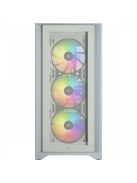Corsair iCUE 4000X RGB Tempered Glass White