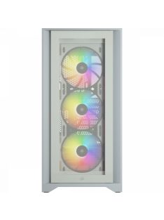 Corsair iCUE 4000X RGB Tempered Glass White
