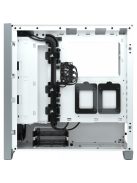 Corsair iCUE 4000X RGB Tempered Glass White