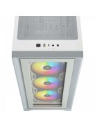 Corsair iCUE 4000X RGB Tempered Glass White