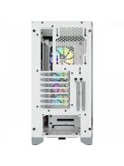 Corsair iCUE 4000X RGB Tempered Glass White