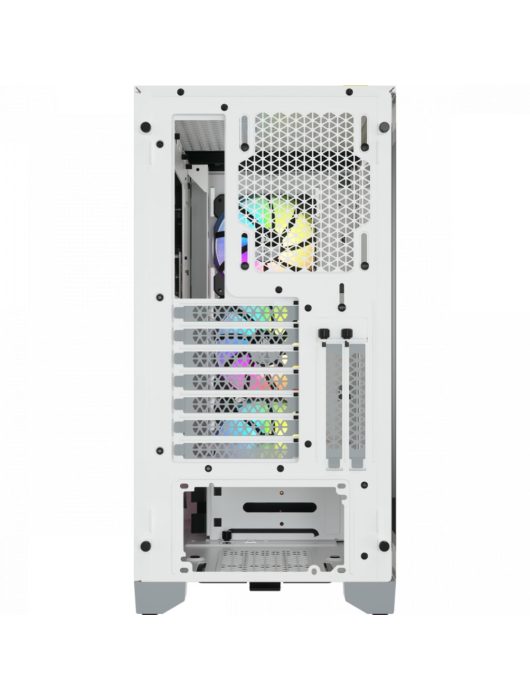 Corsair iCUE 4000X RGB Tempered Glass White