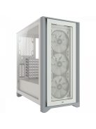 Corsair iCUE 4000X RGB Tempered Glass White