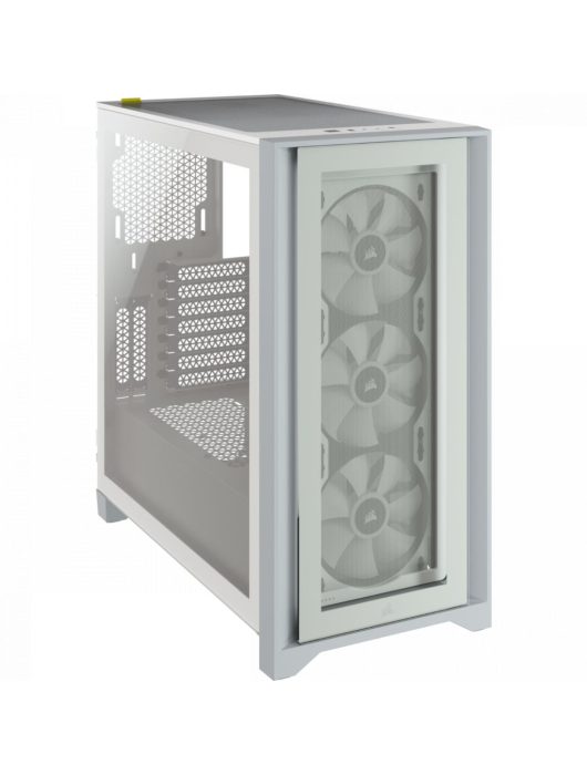 Corsair iCUE 4000X RGB Tempered Glass White