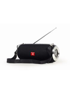 Gembird Portable Bluetooth Speaker With Antenna Black