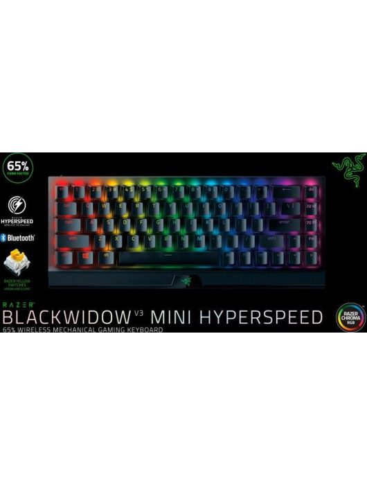 Razer BlackWidow V3 Mini HyperSpeed Green Switch Black US