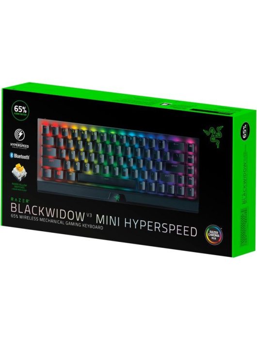 Razer BlackWidow V3 Mini HyperSpeed Green Switch Black US