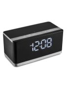 Platinet PMGC10A Bluetooth Speaker + Clock Black