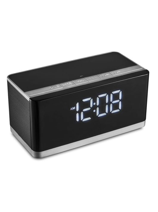 Platinet PMGC10A Bluetooth Speaker + Clock Black