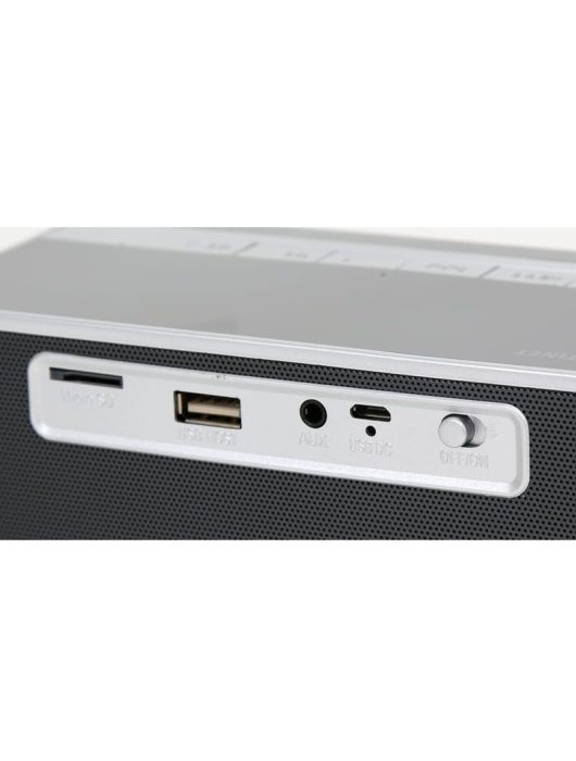 Platinet PMGC10A Bluetooth Speaker + Clock Black