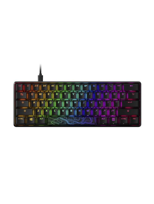 Kingston HyperX Alloy Origins 60 HyperX Red Mechanical Gaming Keyboard Black US