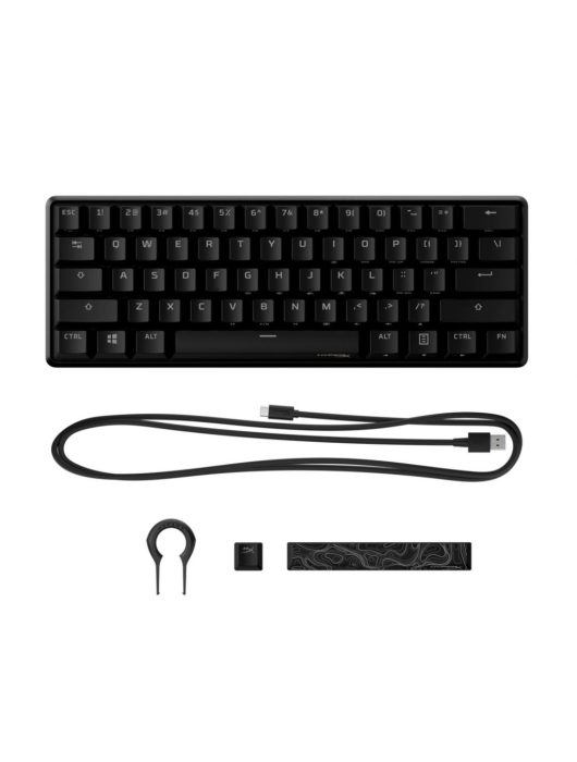 Kingston HyperX Alloy Origins 60 HyperX Red Mechanical Gaming Keyboard Black US