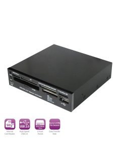   Ewent 3.5 inch Internal Card reader for your PC with USB port Frontpanel Black