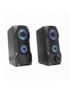 White Shark Flow RGB Speaker Black