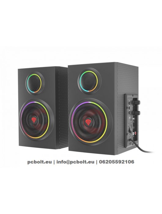 Natec Genesis Helium 300BT ARGB Speakers Black