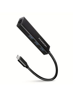 AXAGON HMC-GL3A SuperSpeed USB-C hub + Gigabit LAN Black