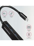 AXAGON HMC-GL3A SuperSpeed USB-C hub + Gigabit LAN Black
