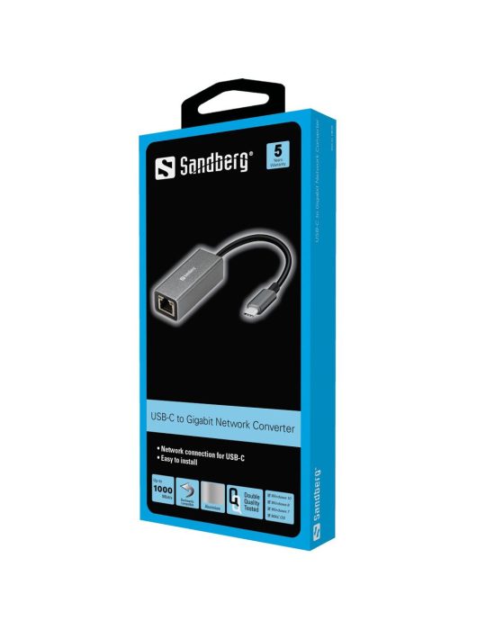 Sandberg USB-C Gigabit Network Adapter