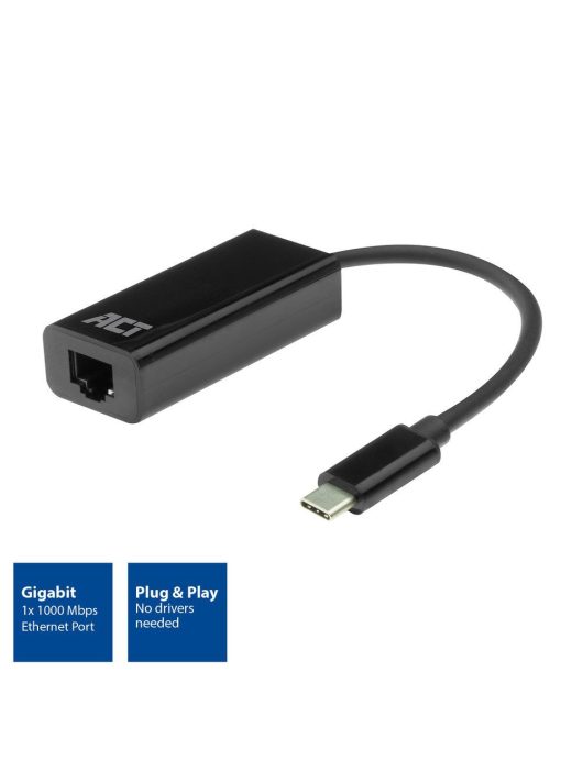 ACT AC7335 USB-C Gigabit Networking Adapter