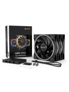 Be quiet! LIGHT WINGS 140mm PWM High speed Triple-Pack