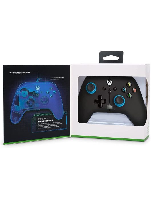 PowerA Enhanced Wired Xbox Series X|S USB Gamepad Blue Hint