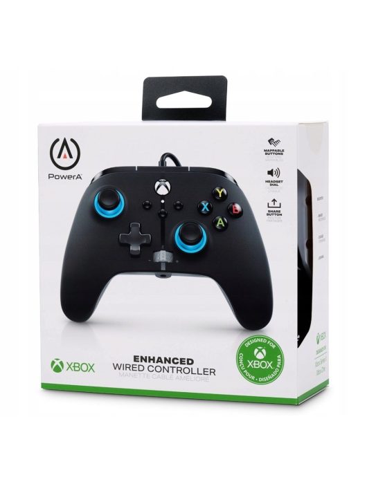 PowerA Enhanced Wired Xbox Series X|S USB Gamepad Blue Hint
