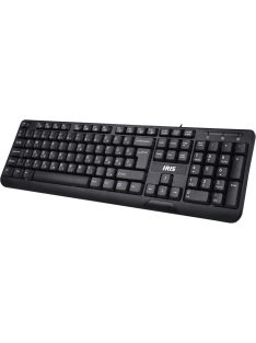 IRIS B-13 USB billentyűzet Black HU