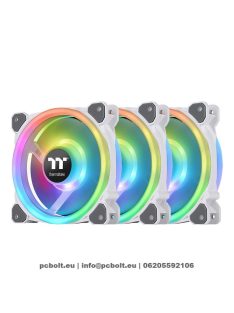   Thermaltake Riing Trio 12 RGB Radiator Fan White TT Premium Edition (3-Fan Pack)