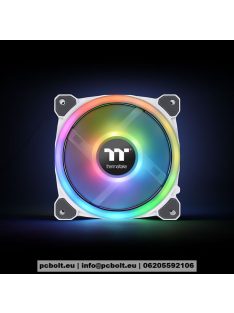   Thermaltake Riing Trio 12 RGB Radiator Fan White TT Premium Edition (3-Fan Pack)
