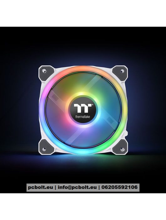 Thermaltake Riing Trio 12 RGB Radiator Fan White TT Premium Edition (3-Fan Pack)