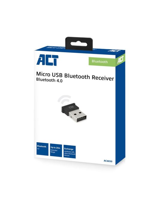 ACT AC6030 Bluetooth 4.0 USB Adapter Black
